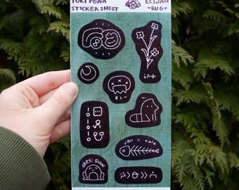 Toki Pona Sticker Sheet