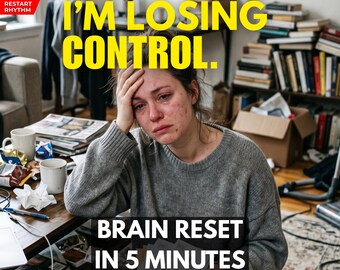 ADHD Shutdown Recovery Reset Printable | Mental Crash Recovery Tool for Overwhelmed Brains | Burnout Freeze Help PDF