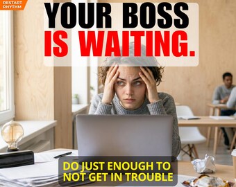 ADHD Work Panic Reset – Boss Waiting, Deadline Stress, Do Just Enough to Avoid Trouble, Stop Procrastination Printable