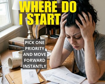 Too Many Bills Help, Money Reset Printable, Financial Anxiety Help, Organize Finances, Budget Reset Tool