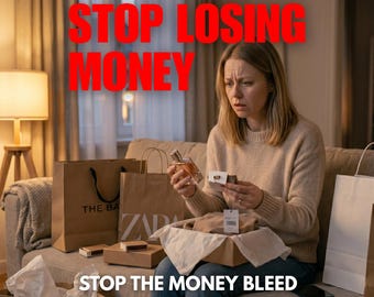 Stop Overspending Now | 10-Min Money Reset Printable | ADHD Budget Emergency Fix | Impulse Spending Help | Financial Panic Tool PDF