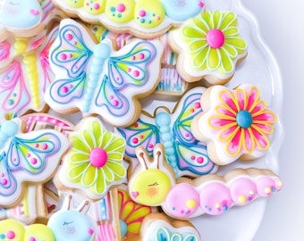 Blühende Schmetterlinge Cookie Cutter Set