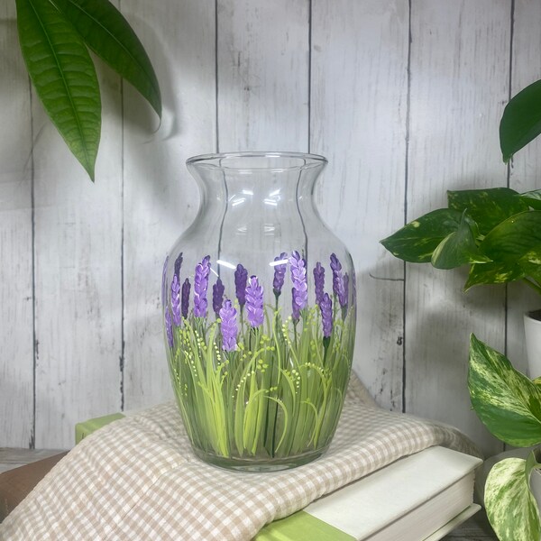 Lavender Vase Etsy