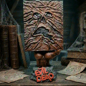 Evil dead Hand, Tanz der Teufel - Necronomicon & Hand Statue | Replica lebensgroß, Horror Deko, Ash Sammlerstück,Sam Raimi,Kino Deco