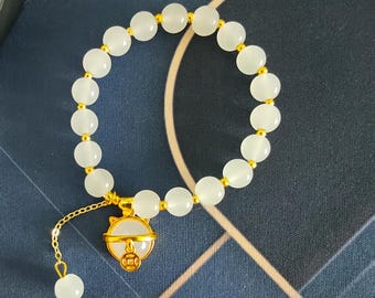 Natural Crystal Cat’s Eye Stone Bracelet for Women – Healing Gemstone Jewelry, Birthday Gift for Girlfriend, Valentine’s Day Bracelet