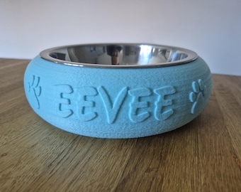 Tigela personalizada para animais de estimação impressa em 3D