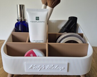 Personalised Makeup and Cosmetics Storage Organiser