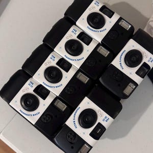 Fujifilm Disposable Camera Wrap Canva Template - "Snow In Love"