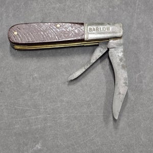 Vintage Barlow Pocket Knife - Etsy