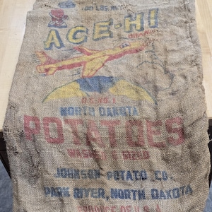 Burlap Potato Sack