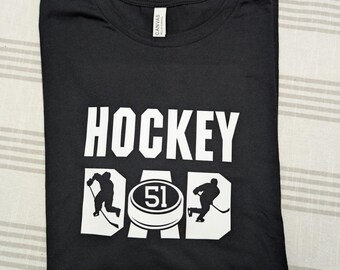 Hockey Dad (custom) tee
