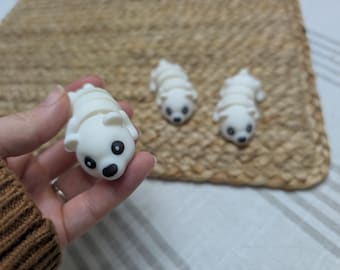 Articulated Polar Bear Fidget – Sensory Desk Buddy