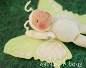 Napling Butterfly Pattern PDF Instant Download waldorf cloth doll