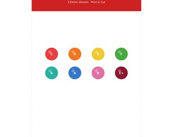 30 Songs for Baby Einstein Piano | 133mm Print & Cut | Color Coded Sheet Music | Printable PDF