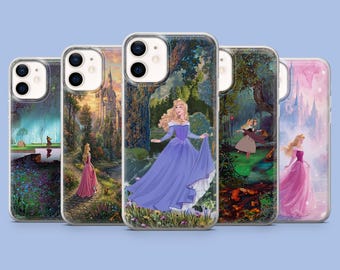 Aurora Rose Mobilskal Törnrosa för iPhone 17Pro, 16, 15, 14, 13, 12, Samsung S26, S25, S24, S23Fe, A16, A56, Pixel 10, 9