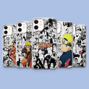 Naruto-telefoonhoesje Anime Cover voor iPhone 17Pro, 16, 15, 14, 13, 12, Samsung S26, S25, S24, S23Fe, A16, A56, Pixel 10, 9Pro