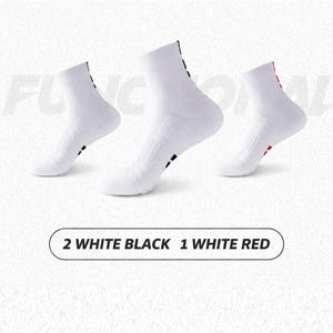 3 Pairs of Men Comfortable Athletic Socks | Left & Right Design