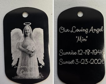 Engraved Dog Tags Memorabilia R.i.P Custom Orders Eternal Bond Memorial Tag Funerals Forever in My Heart Custom Curated Loved one Or Pet