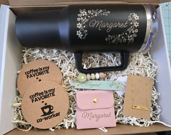 Gift Box Women Birthday Anniversary Graduation Personalized 40oz Tumbler Engrave