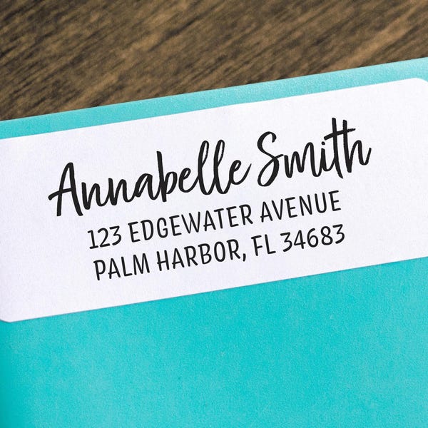 Personalized Return Address Labels - Etsy