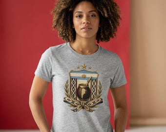 Women's Vintage Argentinian Mate T-Shirt | Next Level 6710 Triblend
