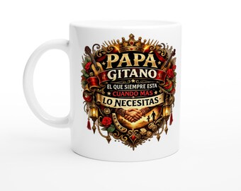 Gypsy Dad Mug – The One Who's Always There When You Need Him Most | Special Father's Day Gift | Family Pride