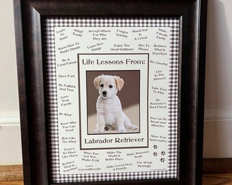 DOG | Labrador Retriever Life Lessons Print | Dog Breed Wisdom | Lab Fun | (8"x10", 11"x14" Digital Download)
