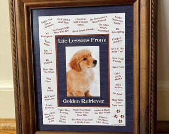 DOG | Golden Retriever Life Lessons Print | Dog Breed Wisdom | Fun | (8"x10", 11"x14" Digital Download)