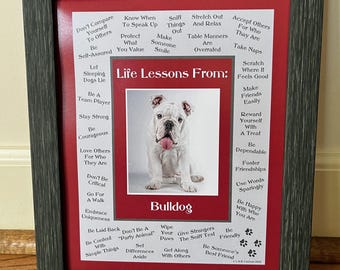 DOG | Bulldog Life Lessons Print | Dog Breed Wisdom | Fun | (8"x10", 11"x14" Digital Download)