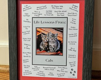 CAT | Cat Life Lessons Print | Cat Wisdom | Fun | (8"x10", 11"x14" Digital Download) | Cat 15