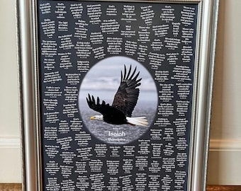 Isaiah Principles Print | Christian Bible Wall Art | Printable (Color: Smoke, 11"x14")