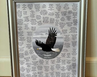Isaiah Principles Print | Christian Bible Wall Art | Printable (Color: Cloud, 11"x14")