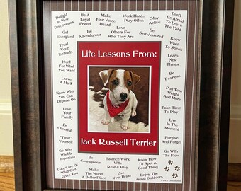 DOG | Jack Russell Terrier Life Lessons Print | Dog Breed Wisdom | Fun | (8"x10", 11"x14" Digital Download)