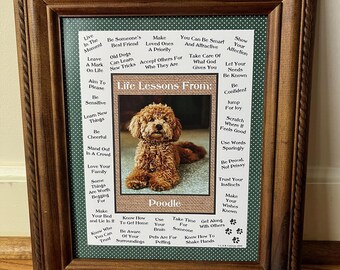 DOG | Poodle Life Lessons Print | Dog Breed Wisdom | Fun | (8"x10", 11"x14" Digital Download)