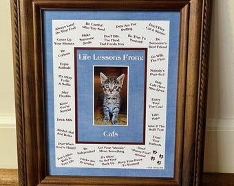 CAT | Cat Life Lessons Print | Cat Wisdom | Fun | (8"x10", 11"x14" Digital Download) | Cat 11
