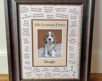 DOG | Beagle Life Lessons Print | Dog Breed Wisdom | Fun | (8"x10", 11"x14" Digital Download)
