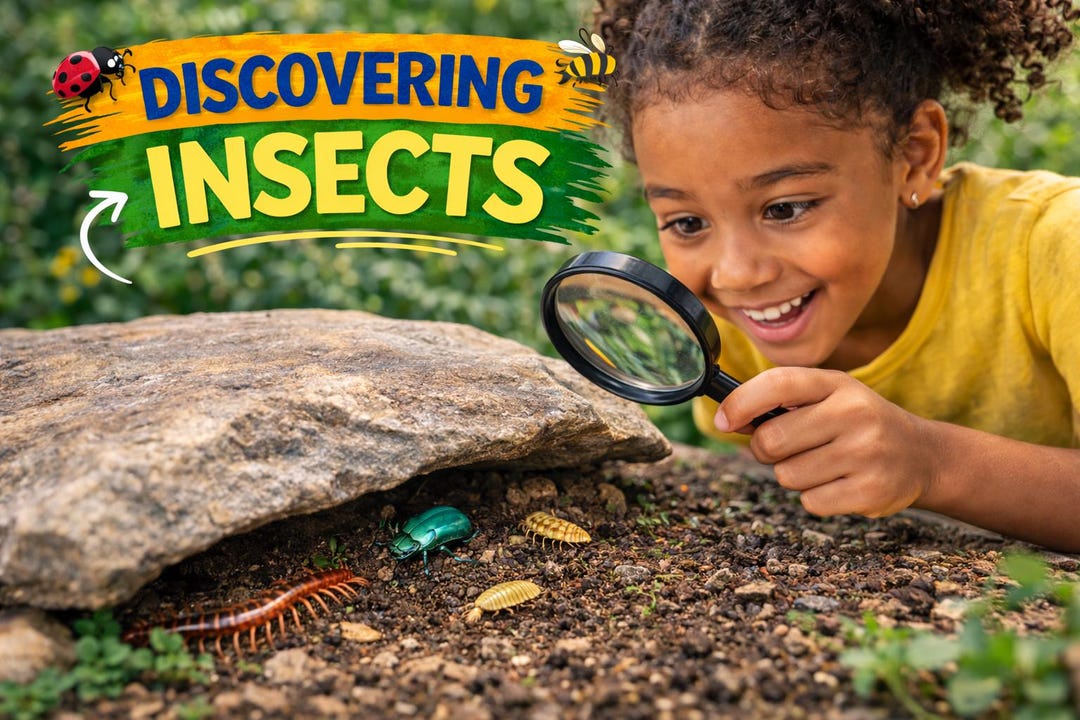 Discovery Insects Insect Discovery Science Activity for Kids | Nature Study Worksheet ...