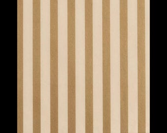 Gold gestreiftes Seidenpapier (10ct)