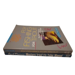 Lotto di libri sulla pesca a mosca Manuale di trote occidentali Dennis Talleur Tying Fisherman