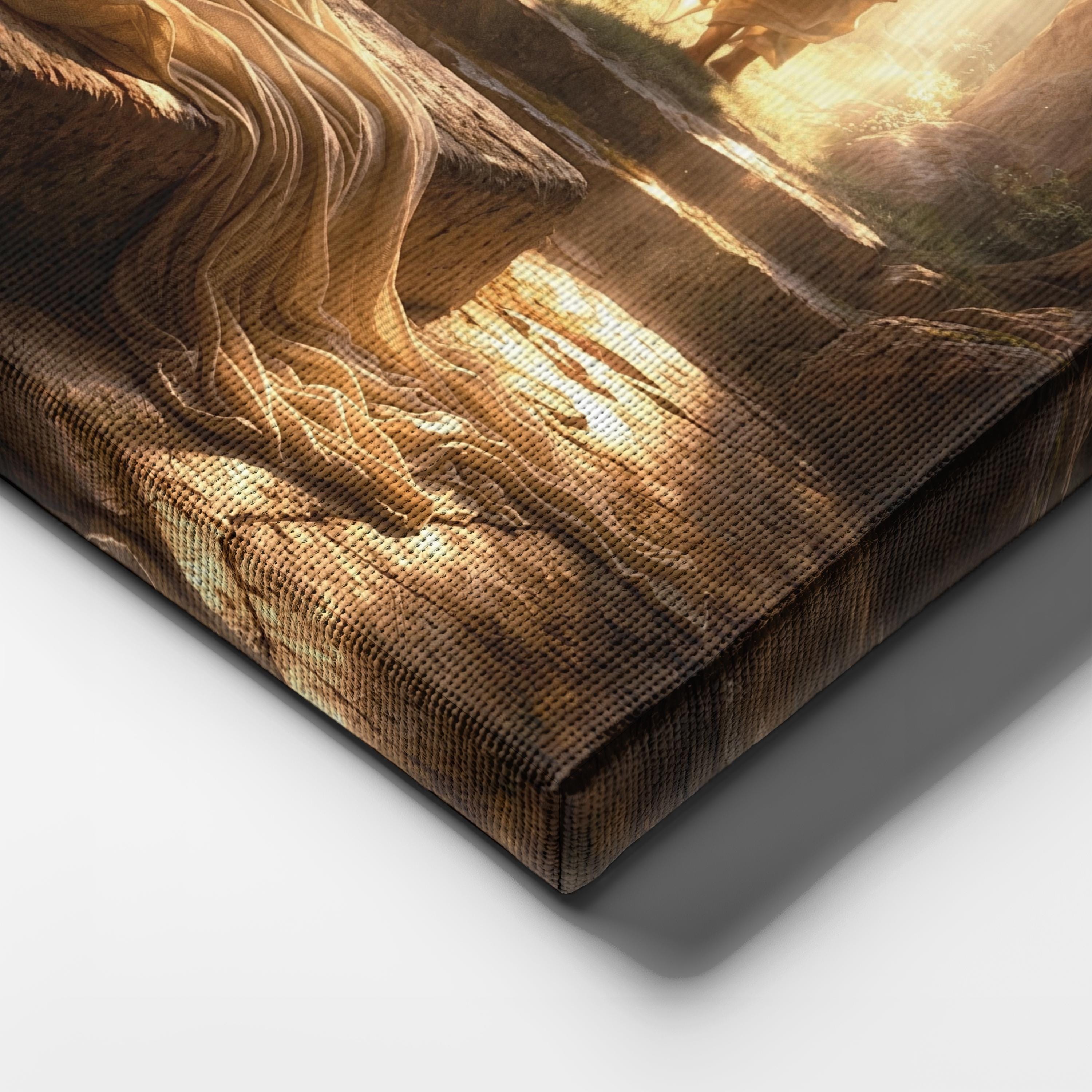Jesus Christ Resurrection Canvas Print, Empty Tomb Wall Art, Christian ...