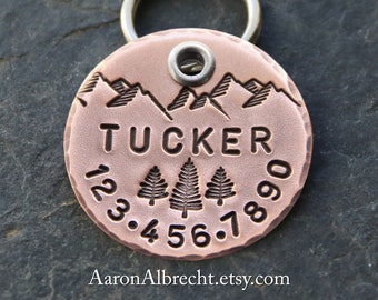 Custom Dog Tag, Personalized Pet ID Tag, Dog Tag For Dogs, Dog Collar Tag