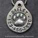 see more listings in the Paw Print Pet ID Tags section