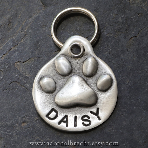  Handmade Personalized Dog Tags Engraved for Pets