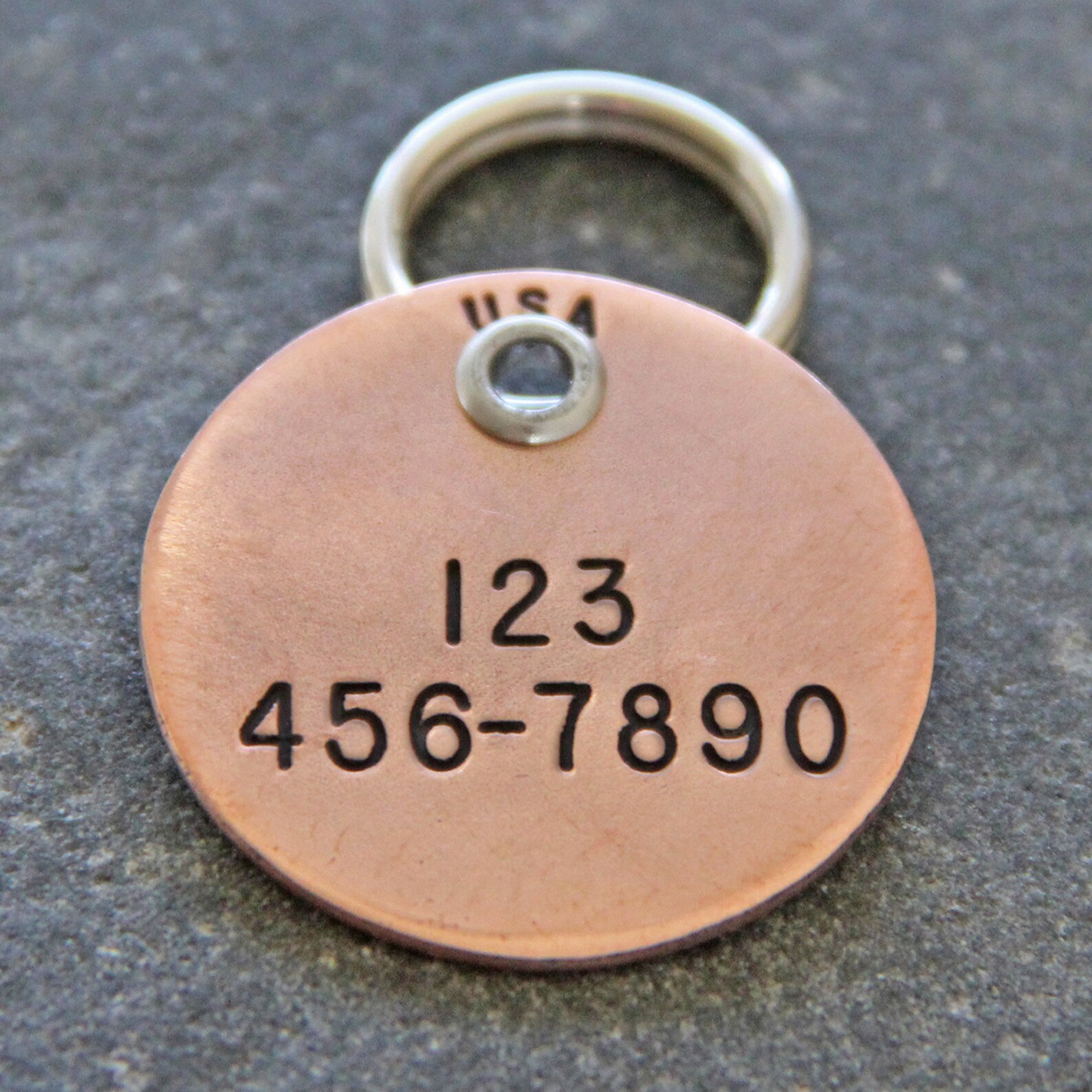 Copper Dog Tags for Dogs Personalized NatureTrees Etsy