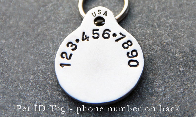 Dog Tag Dog ID Tag Pet Tag Personalized Dog Tag for Collar image 4