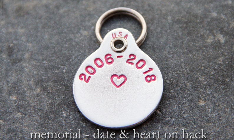 Pet Loss Gift, Pet Memorial Keychain, Custom, Personalized Dog Memorial image 5