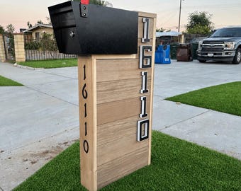 Modern mailbox post