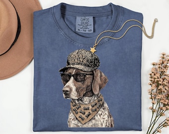 Maglietta girocollo "Treat Dealer Dog Mom", maglietta per proprietari di pastori tedeschi e pointer, regalo per amanti dei cani, regalo divertente per cani, maglietta divertente per amanti dei cani, persona che ama i cani