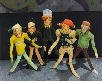 Anime Ranfren Randal's Friends Randal Cosplay Doll Plush Stuffed Dolls Abstract Joint Mobility Room Decoration Halloween Gifts
