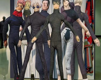 Anime JJK Plüschtiere Lustige Puppe Gojo Geto Plüsch Figur Kreative Mannequin Actionfigur Dekoration Modell Geschenke